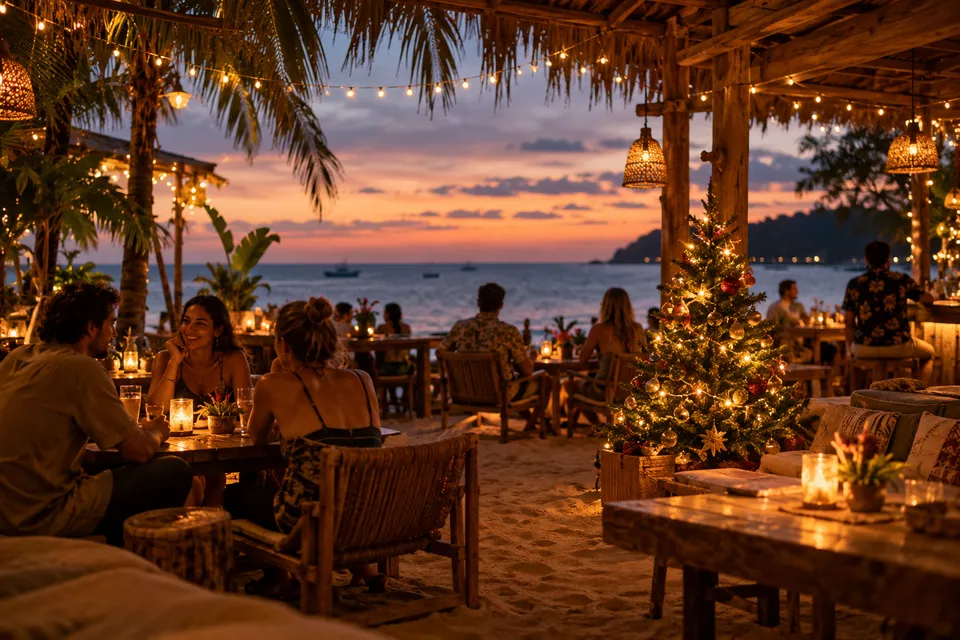 Festival illustration · Christmas on Koh Samui