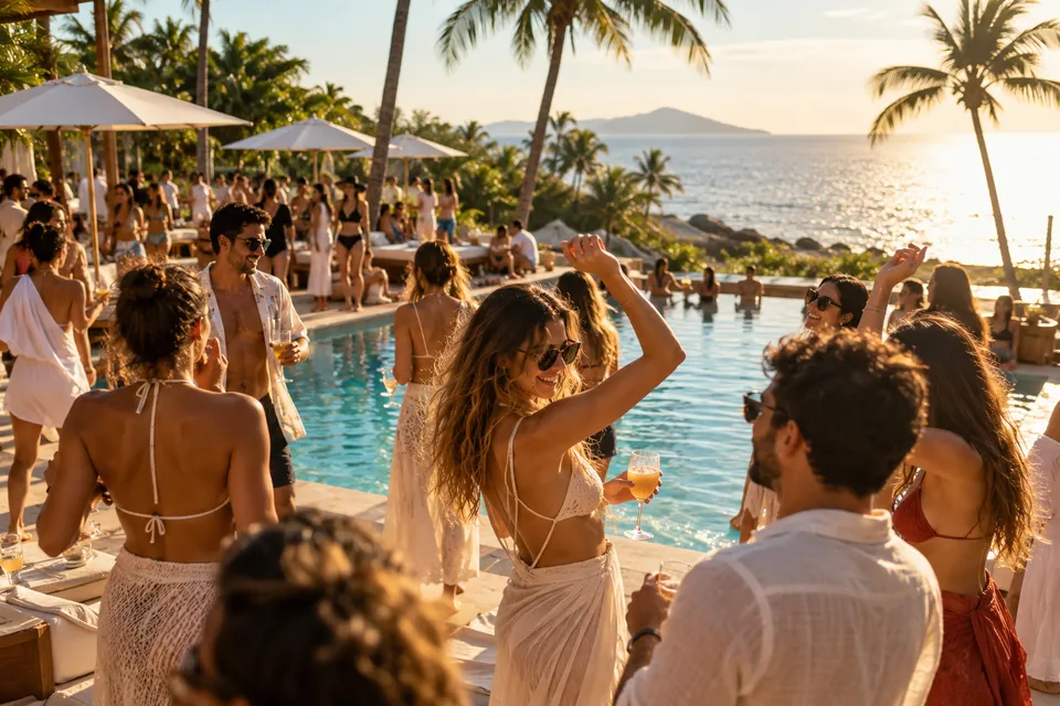 Festival illustration · O Beach Ibiza Sundays at CLUB SEEN