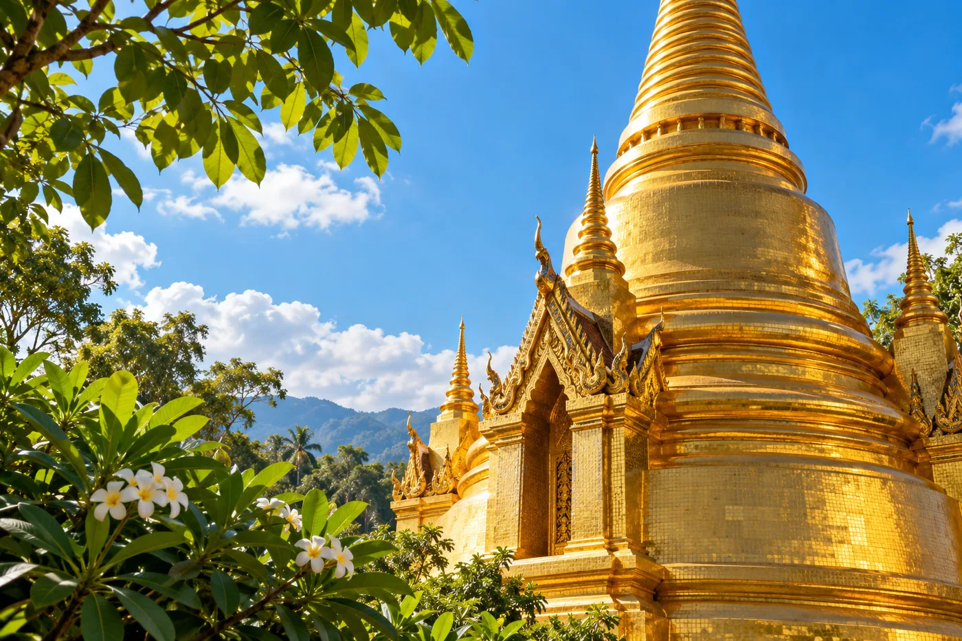 Wat Khao Hua Jook · Concept illustration — not a photograph of this location